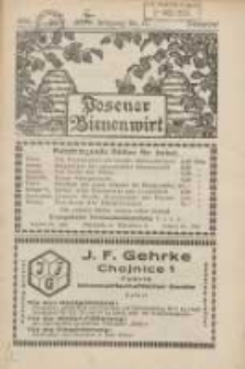 Posener Bienenwirt: Zeitschrift des Verbandes der Gro&szlig;polnischen Imkervereine 1930.12 Jg.24 Nr12