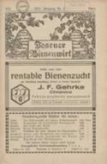 Posener Bienenwirt: Zeitschrift des Verbandes der Gro&szlig;polnischen Imkervereine 1931.03 Jg.25 Nr3