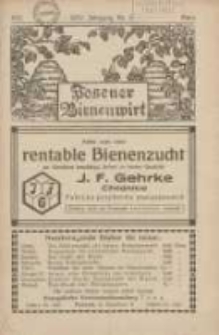 Posener Bienenwirt: Zeitschrift des Verbandes der Großpolnischen Imkervereine 1931.03 Jg.25 Nr3
