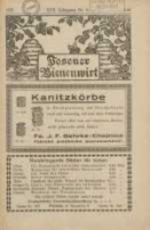 Posener Bienenwirt: Zeitschrift des Verbandes der Gro&szlig;polnischen Imkervereine 1931.06 Jg.25 Nr6
