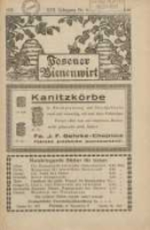 Posener Bienenwirt: Zeitschrift des Verbandes der Großpolnischen Imkervereine 1931.06 Jg.25 Nr6