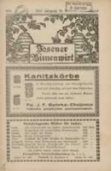 Posener Bienenwirt: Zeitschrift des Verbandes der Großpolnischen Imkervereine 1931.08 Jg.25 Nr8