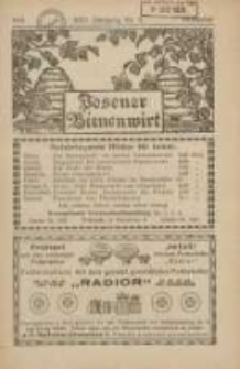 Posener Bienenwirt: Zeitschrift des Verbandes der Großpolnischen Imkervereine 1931.11 Jg.25 Nr11