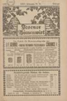 Posener Bienenwirt: Zeitschrift des Verbandes der Gro&szlig;polnischen Imkervereine 1932.02 Jg.26 Nr2
