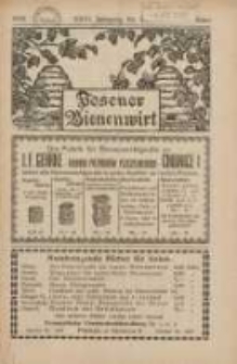 Posener Bienenwirt: Zeitschrift des Verbandes der Gro&szlig;polnischen Imkervereine 1932.03 Jg.26 Nr3