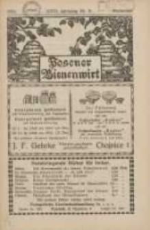 Posener Bienenwirt: Zeitschrift des Verbandes der Gro&szlig;polnischen Imkervereine 1932.11 Jg.26 Nr11