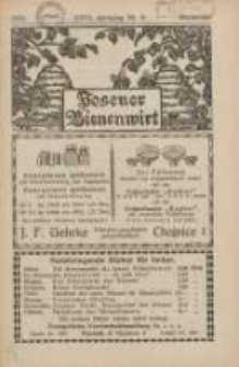 Posener Bienenwirt: Zeitschrift des Verbandes der Großpolnischen Imkervereine 1932.11 Jg.26 Nr11