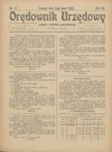Orędownik Urzędowy Powiatu Zachodnio-Poznańskiego 1923.07.05 R.36 Nr27