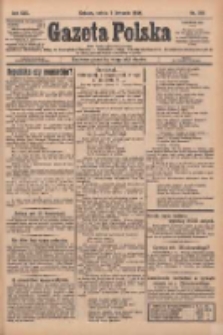 Gazeta Polska: codzienne pismo polsko-katolickie dla wszystkich stanów 1926.11.06 R.30 Nr256