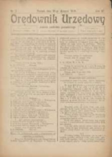 Orędownik Urzędowy Powiatu Zachodnio-Poznańskiego 1924.01.31 R.37 Nr3