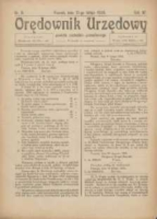 Orędownik Urzędowy Powiatu Zachodnio-Poznańskiego 1924.02.24 R.37 Nr6