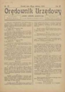 Orędownik Urzędowy Powiatu Zachodnio-Poznańskiego 1924.06.26 R.37 Nr22