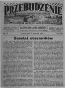 Przebudzenie: organ Związku Robotników Rolnych i Leśnych ZZP. 1931.09.03 R.13 Nr36