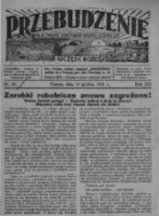 Przebudzenie: organ Związku Robotników Rolnych i Leśnych ZZP. 1931.12.10 R.13 Nr50