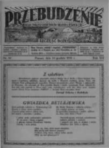 Przebudzenie: organ Związku Robotników Rolnych i Leśnych ZZP. 1931.12.24 R.13 Nr52