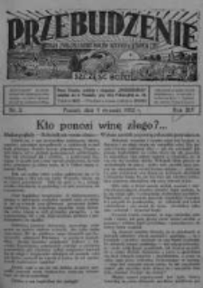 Przebudzenie: organ Związku Robotników Rolnych i Leśnych ZZP. 1932.01.07 R.14 Nr2