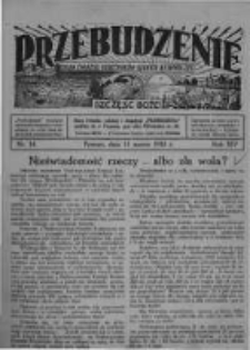 Przebudzenie: organ Związku Robotnik&oacute;w Rolnych i Leśnych ZZP. 1932.03.31 R.14 Nr14