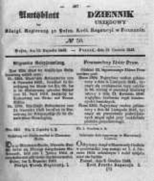 Amtsblatt der Königlichen Regierung zu Posen. 1843.12.14 Nro.50