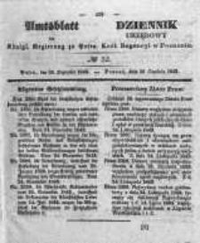 Amtsblatt der K&ouml;niglichen Regierung zu Posen. 1843.12.28 Nro.52
