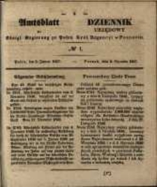 Amtsblatt der Königlichen Regierung zu Posen. 1847.01.05 Nro.1