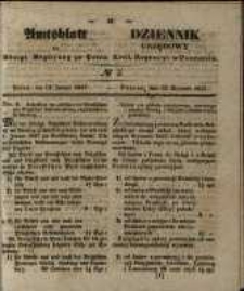 Amtsblatt der K&ouml;niglichen Regierung zu Posen. 1847.01.12 Nro.2