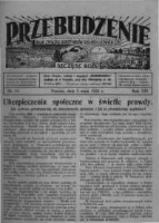 Przebudzenie: organ Związku Robotnik&oacute;w Rolnych i Leśnych ZZP. 1932.05.05 R.14 Nr19