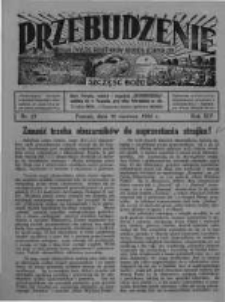 Przebudzenie: organ Związku Robotnik&oacute;w Rolnych i Leśnych ZZP. 1932.06.30 R.14 Nr27