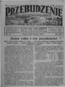 Przebudzenie: organ Związku Robotników Rolnych i Leśnych ZZP. 1932.07.28 R.14 Nr31