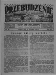 Przebudzenie: organ Związku Robotników Rolnych i Leśnych ZZP. 1932.09.29 R.14 Nr40
