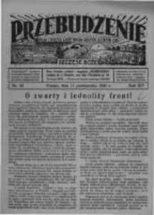 Przebudzenie: organ Związku Robotnik&oacute;w Rolnych i Leśnych ZZP. 1932.10.13 R.14 Nr42