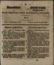 Amtsblatt der K&ouml;niglichen Regierung zu Posen. 1847.01.26 Nro.4