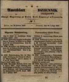 Amtsblatt der Königlichen Regierung zu Posen. 1847.02.16 Nro.7