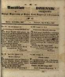 Amtsblatt der K&ouml;niglichen Regierung zu Posen. 1847.03.09 Nro.10
