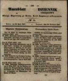 Amtsblatt der Königlichen Regierung zu Posen. 1847.04.20 Nro.16