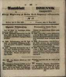 Amtsblatt der K&ouml;niglichen Regierung zu Posen. 1847.05.11 Nro.19