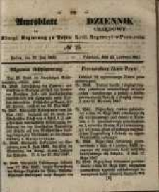 Amtsblatt der K&ouml;niglichen Regierung zu Posen. 1847.06.22 Nro.25
