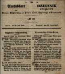 Amtsblatt der Königlichen Regierung zu Posen. 1847.07.20 Nro.29
