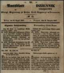 Amtsblatt der K&ouml;niglichen Regierung zu Posen. 1847.08.31 Nro.35