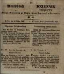 Amtsblatt der Königlichen Regierung zu Posen. 1847.10.05 Nro.40