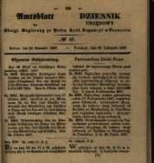 Amtsblatt der Königlichen Regierung zu Posen. 1847.11.30 Nro.48