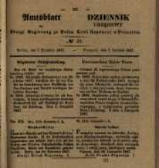 Amtsblatt der K&ouml;niglichen Regierung zu Posen. 1847.12.07 Nro.49