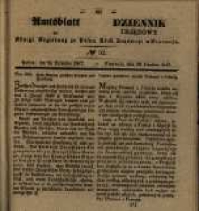 Amtsblatt der K&ouml;niglichen Regierung zu Posen. 1847.12.28 Nro.52