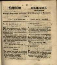 Amtsblatt der K&ouml;niglichen Regierung zu Posen. 1849.02.20 Nr.8