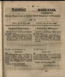 Amtsblatt der Königlichen Regierung zu Posen. 1849.03.13 Nr.11