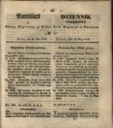 Amtsblatt der Königlichen Regierung zu Posen. 1849.05.29 Nr.22