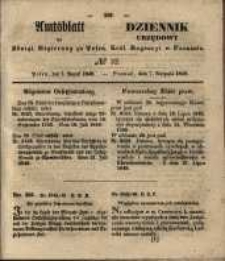 Amtsblatt der K&ouml;niglichen Regierung zu Posen. 1849.08.07 Nr.32