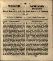 Amtsblatt der K&ouml;niglichen Regierung zu Posen. 1849.08.14 Nr.33