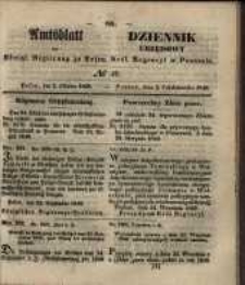 Amtsblatt der K&ouml;niglichen Regierung zu Posen. 1849.10.02 Nr.40