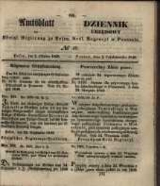 Amtsblatt der Königlichen Regierung zu Posen. 1849.10.02 Nr.40