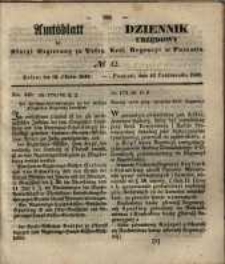 Amtsblatt der Königlichen Regierung zu Posen. 1849.10.16 Nr.42